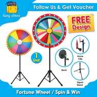 Fortune Wheel Stand | Spin Wheel | Lucky Draw Spin Wheel with Printing (FREE Design)
