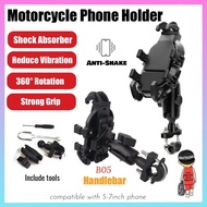 Motorcycle Shock Absorber Nonslip Bike Motorcycle Phone Holder SuperB Quality Rotatable Adjustable R