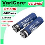 Varicore 100% Original New Battery 21700 VC-2160 3.7v 6000mAH High-capacity Lithium ion Battery With