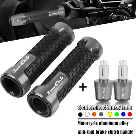 2025 New Motorcycle Handle Bar End Weight Handlebar Grips Cap Plug for Honda Super CUB C70 90 110 C1
