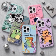 JELLY 2 IN 1 CASE CHARACTER SERIES FOR iphone 15 16 17 AIR PRO PROMAX MOTIF CHARACTER SERIES SG18 PR