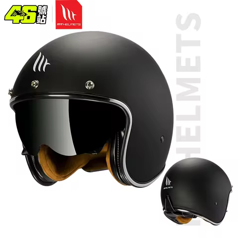 MTHELMETS Motorcycle Helmet MT LE MANS 2 SV Retro Half Helmets Men Women Summmer Electric Bike Jet S