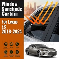 Car Sun Shades For Lexus ES ES200 ES250 ES300 ES350 ES300H 2019-2024 Magnetic Car Sunshade Side Wind