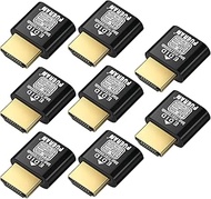 HDMI Dummy Plug 4K HDR,4K@60Hz、1440P@120/144Hz、1080P@120/144/240Hzedid Emulator Virtual Display Adap
