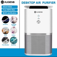 AUGIENB Air Purifier Smoke with True Hepa Filter Odor Allergies Compact Purifiers Eliminator for Smo