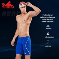 YINGFA Competition Swim Trunks Men's Professional Training Five-Minute Quick Dry Swim Trunks