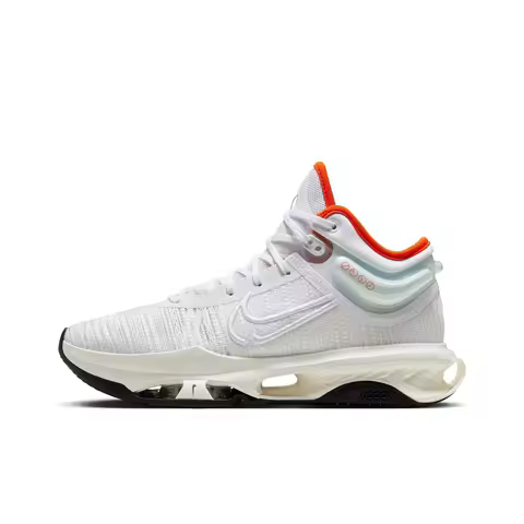 Nike Air Zoom G.T. Jump 2 Mid top Basketball Shoes Unisex White Orange Black DJ9432-104
