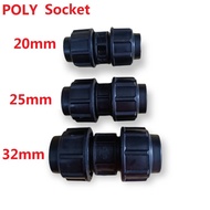 Poly SOCKET/ POLY PIPE Connector (SIZE: 20mm/25mm/32mm)