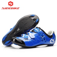 【ready】sidebike sapatilha ciclismo cycling shoes road men racing road bike shoes self-locking bicycle speakers athletic professional 003 road