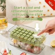 Homemade Ice Box With Lid Food Grade Ice Box Ice Compartment Press Ice Cube Molds