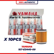 YAMAHA OIL FILTER 10PCS - LC135 V1-V7 R15 Y16ZR Y15ZR FZ150 (1S7-E3440-09) Y15 Y16