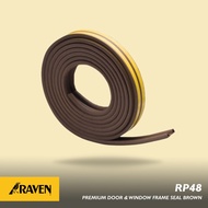 RAVEN RP48 Coklat 6 Mtr Door Seal Penutup Celah Kusen pintu Jendela