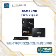SAMSUNG SSD 870EVO 2.5'' SATA III (250GB / 500GB / 1TB / 2TB / 4TB
