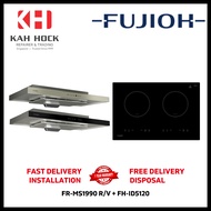 FUJIOH FR-MS1990 R/V 900MM SUPER SLIM COOKER HOOD + FH-ID5120 INDUCTION HOB BUNDLE