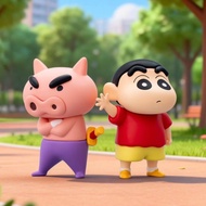 Crayon Shin-chan: All Members Gather Series Blind Box Trendy Figurine Cute Doll Peripheral Gift