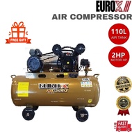 EUROX Air Compressor Compressor Angin 2HP 110L 8Bar 3HP 110Liter 8Bar