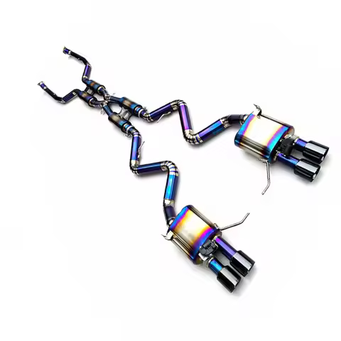 For M Performance M3 E90 E92 E93 E9X 4.0L S65 V8 Valvetronic Sport Titanium Exhaust Retrofit/Upgrade