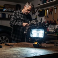 N&U  18V  Battery LED Work Light 3 4 Inch Flood Lamp Cordless Portable for Job Site Lighting COD
