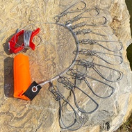 Ready Stock Big Fish Stringer Fishing Stringer Clip Live Fish Lock Strength Snaps Buckles