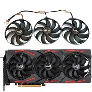NEW 1SET FDC10H12S9-C T129215SU RTX 2080 2070 GPU Fan，For ASUS RX 5700XT 5700 5600XT ROG STRIX OC Gr