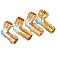 [SYH] inner and outer wire elbow DN15 brass lengthened extension double external elbow 20MM gas wate