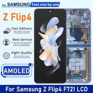 LCD สําหรับ Samsung Z Flip 4 จอแสดงผล LCD หน้าจอสัมผัสสําหรับ Samsung Z Flip4 SM-F721B F721N เปลี่ยน