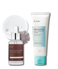 Beta Glucan Daily Moisture Cream & 400,000 ppm Beta-Glucan Power Deep Moisture Serum Intense Hydrati