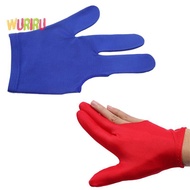 [Eighth] Professional 3 Finger Nylon Billiard Gloves Pool Cue Shooters Snooker Gloves [Preferred]