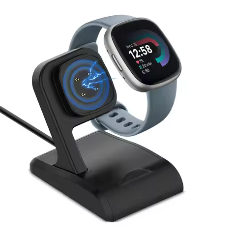 Charger Dock for Fitbit Ace LTE/ Sense/ Sense 2/ Versa 3/ Versa 4 Smartwatch Replacement Magnetic Sm