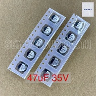 10ตัว C 47uF 16V 35V 50V VT UT RVT SMD Electrolytic Capacitor ตัวเก็บประจุ