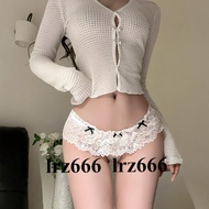 [Lrz666] French Sexy Pseudo-Mother Lace cd Cross-Dressing Panties Breathable Comfortable Buttocks Lo