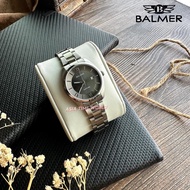 [Original] Balmer 8147L BK-4 Sapphire Women Watch with Grey dial and Stainless Steel