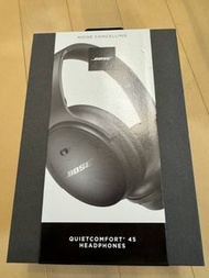 狀況良好 Bose QuietComfort 45 耳機 QC45 Bose 耳機 BLK 黑色 黑色