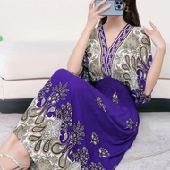 Dress Female Thai Bohemian Ethnic Style Retro Long Seaside Vacation Beach Indonesia