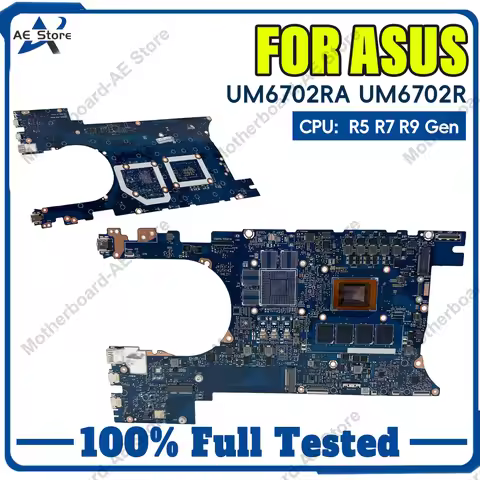 UM6702RA Laptop Motherboard For ASUS Zenbook Pro UM6702RA Mainboard UM6702R R5 With R7 R9-6th Gen CP