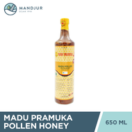 Madu Pramuka Bee Pollen 650 mL - Madu Alami Dan Bee Pollen