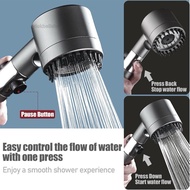 【4IN1 MODE】 9TH generation Germany 4In1 High Pressure Shower With Filter Pressurized HandShower Head