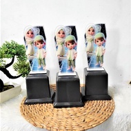Fashion Show Acrylic Trophy, Muslim Show Trophy, Boys and Girls Fashion Acrylic Trophy