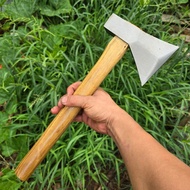((Woodworking Axe) Single-Blade Woodworking Axe Outdoor Axe Camping Axe Carpenter Axe Hand Forged 65