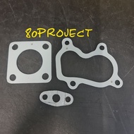 Isuzu F55 F55V Turbo exhaust housing metal Gasket 3 Layer 1.5mm Downpipe Flange 12MM