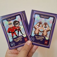 全新HKDL Pin trading carnival 卡- 超能家族，chip&dale / URDU - Donald duck 90 - Daisy /  Growth diary Inside