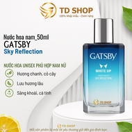 Nước hoa nam Gatsby White Up Sky Reflection | Platinum Wave | Blanc Wood 50ml - TD Shop
