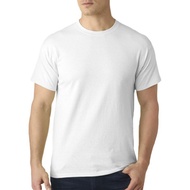 Plain T-shirts - 100% Cotton T-shirt White (UNISEX) | T-shirt Kosong Putih