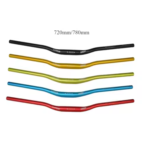 Extra Long MTB Handlebar Riser 720mm 780mm for Mountain Bikes Universal Fit Durable Alloy Bicycle Pa