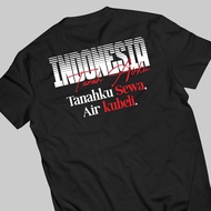 KAOSIND Indomesia T-Shirt My Waterland My Land Rent My Water 100% Cotton Combed 24S