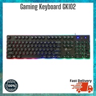 Alloy Suspension Luminous Keyboard GK102 K19 Keyboard With Fantastic Color Lighting