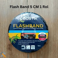 1 Rol Flashband Bostik Plasban Solasi Tambal Bocor Genteng Atap Asbes Alderon 5 CM 2 Inch 10 Meter L