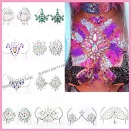 Chest Decoration Diamond Gem Sticker Party/Hair/Music Festival/EDM