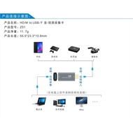 HDMI Video Capture Card HDMI Male to USB Female Extension Adapter Video Capture Card 4K60HZ HD Z51