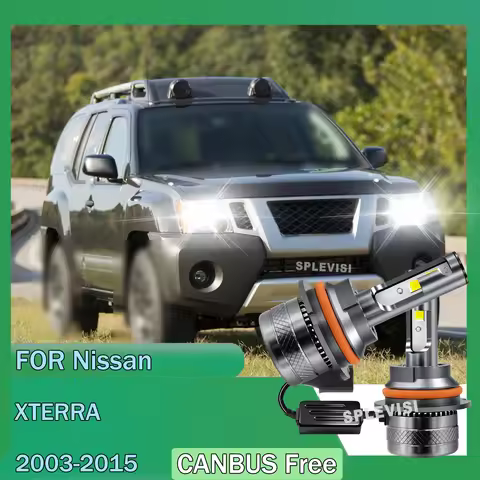 Eco-Friendly 9007 HB5 LED Headlight High/Low Beam Bulb Aluminum 360Β° Rotatable For Nissan XTERRA 200